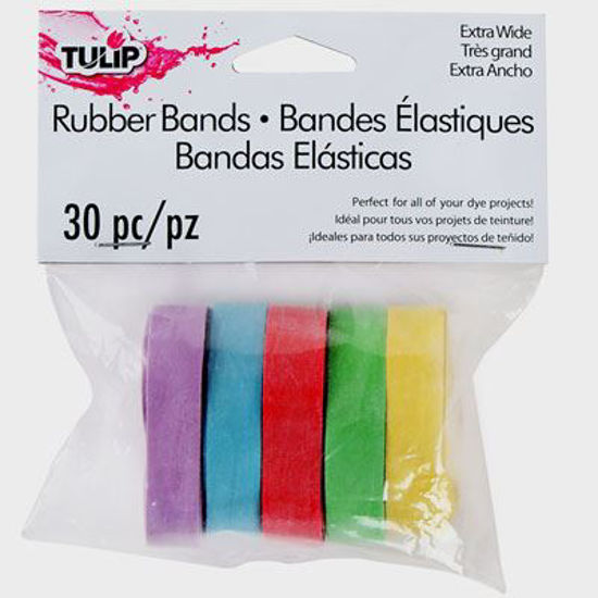 Picture of Tulip® Rubber Bands Extra Wide 30 Pack