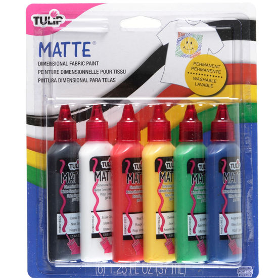 Picture of Dimensional Fabric Paint Matte 6 Pack