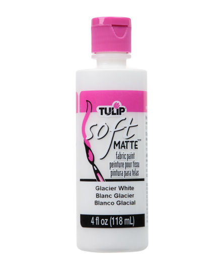 Picture of Brush-On Fabric Paint Glacier White Matte 4 oz.