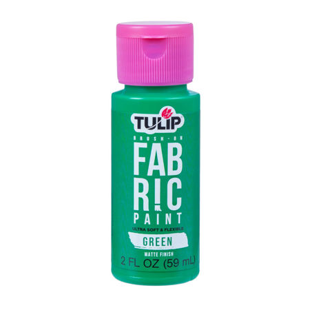 Picture of Brush-On Fabric Paint Green Matte