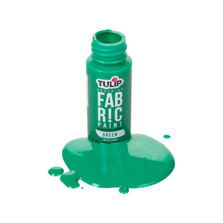 Picture of Brush-On Fabric Paint Green Matte