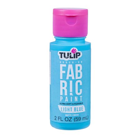 Picture of Brush-On Fabric Paint Light Blue Matte