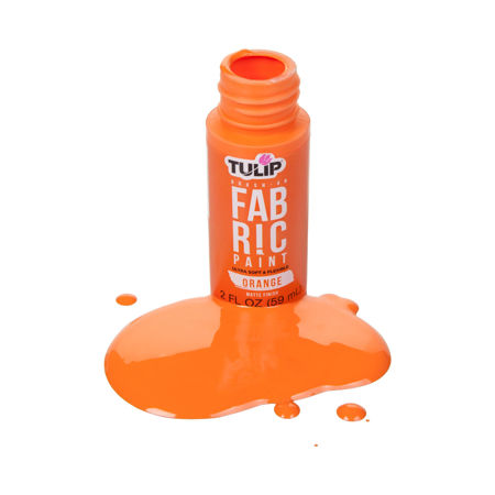 Picture of Brush-On Fabric Paint Orange Matte