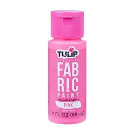 Tulip Brush-On Fabric Paint White Matte 2 fl. oz.