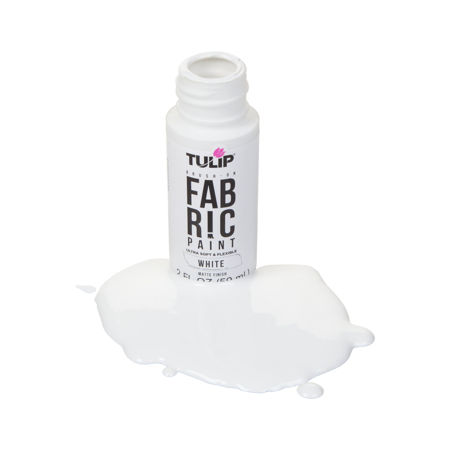 Picture of Brush-On Fabric Paint White Matte
