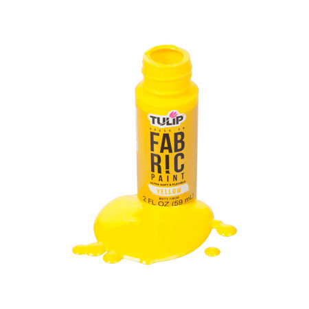 Picture of Brush-On Fabric Paint Yellow Matte
