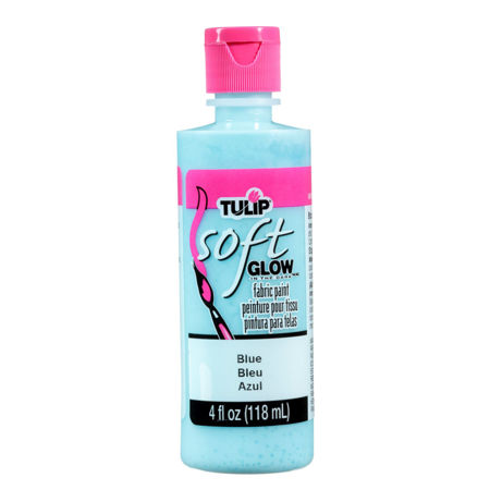 Picture of Brush-On Fabric Paint Glow Blue 4 oz.
