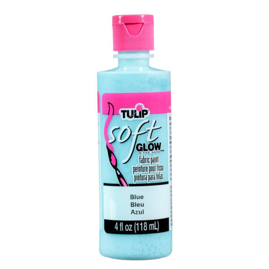 Picture of Brush-On Fabric Paint Glow Blue 4 oz.