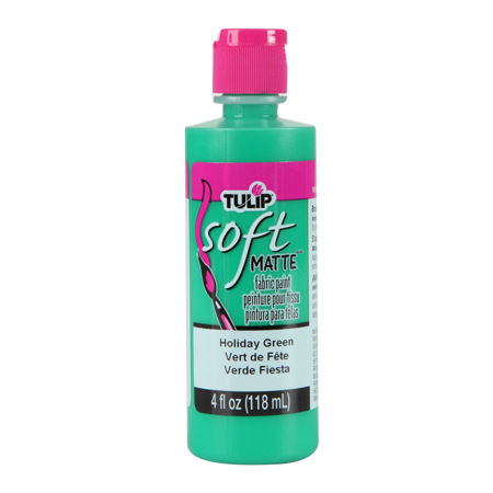 Picture of Brush-On Fabric Paint Holiday Green Matte 4 oz.