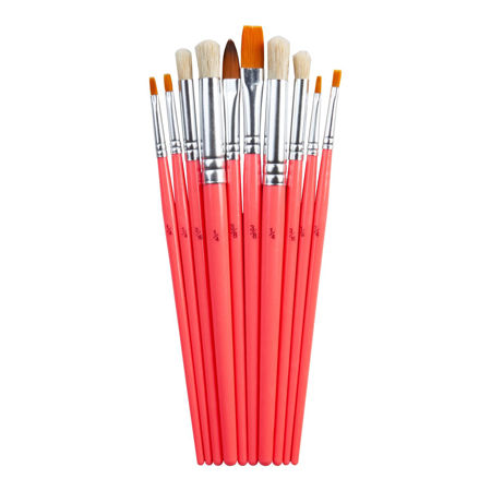 Picture of Tulip® Assorted Paintbrushes 10 Pack