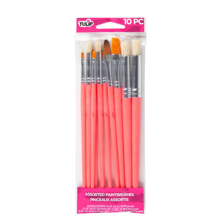 Picture of Tulip® Assorted Paintbrushes 10 Pack