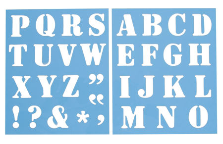Picture of Letter Stencil Pack