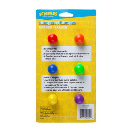 Picture of Stampers for Fabric Paint Garden 6 Pack