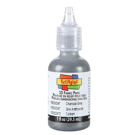 Picture of 3D Fabric Paint Charcoal Grey 1 oz.