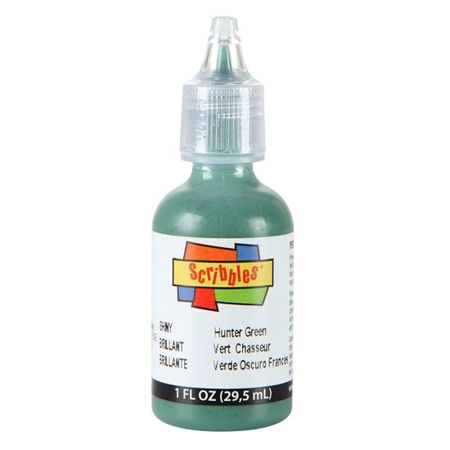 Picture of 3D Fabric Paint Hunter Green 1 oz.
