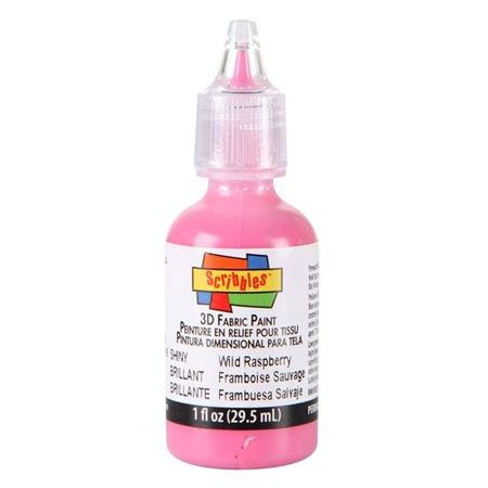 Picture of 3D Fabric Paint Wild Raspberry 1 oz.