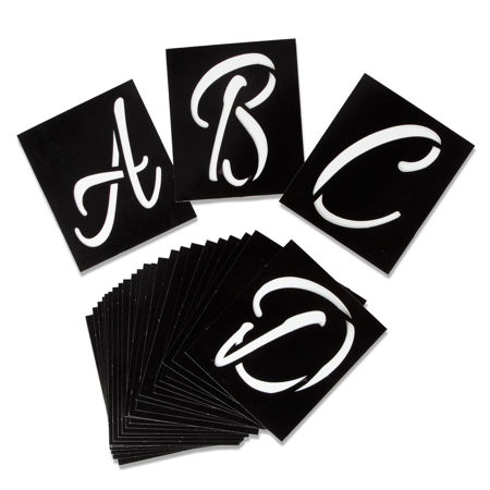 Picture of Monogram Stencils Lovely 26 Pack