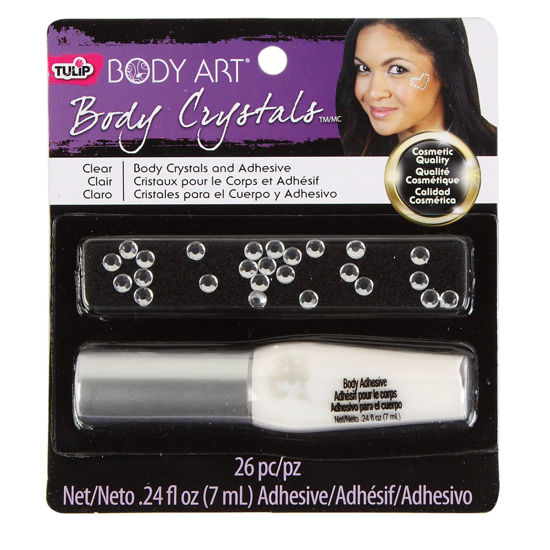 Picture of Body Art® Clear Crystals 25 Pack