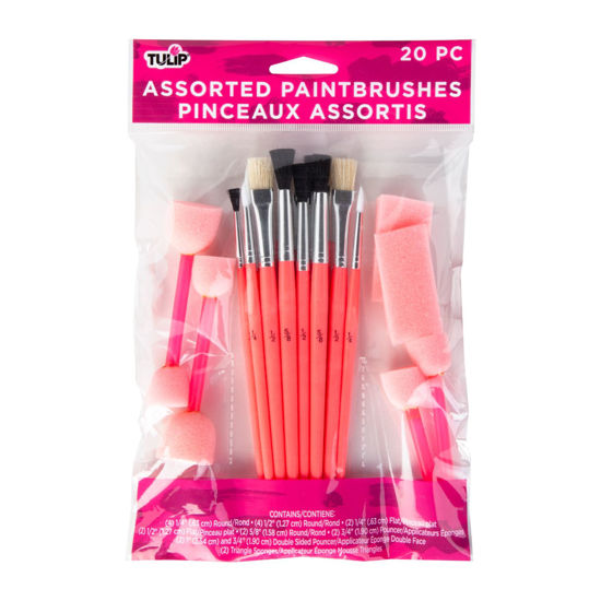 Picture of Assorted Paintbrushes 20 Pack