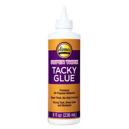 Aleene's® Super Thick Tacky Glue™ 8 oz Front of the bottle