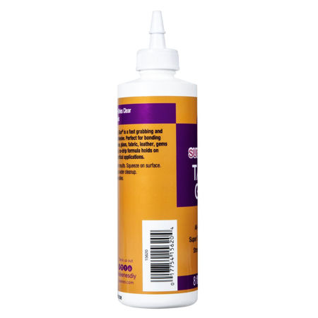 Aleene's® Super Thick Tacky Glue™ 8 oz Back of the bottle