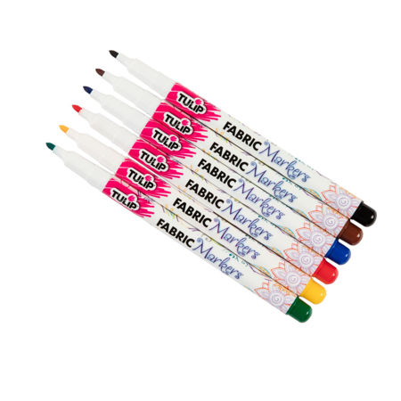 Picture of Fine Tip Primary Fabric Markers 6 Pack
