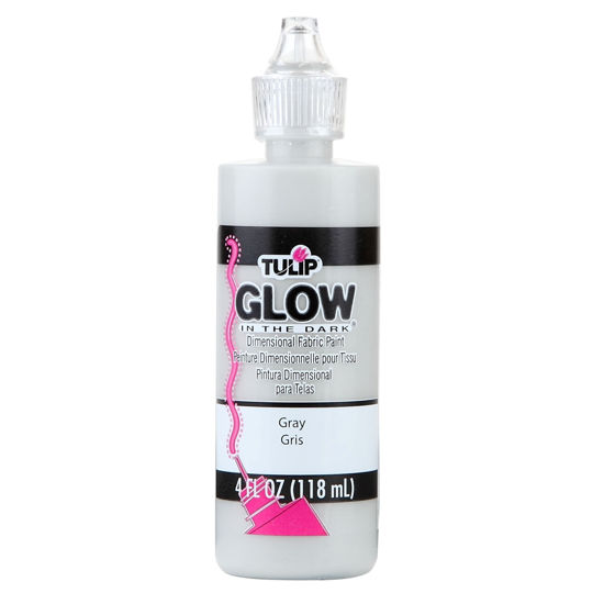 Picture of Tulip Dimensional Fabric Paint Glow Gray 4 oz.