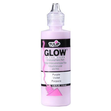 Picture of Tulip Dimensional Fabric Paint Glow Purple  4 oz.