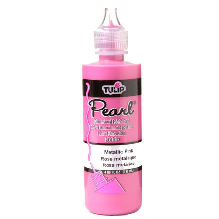 Picture of Tulip Dimensional Fabric Paint Pearl Pink 4 oz.