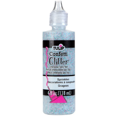 Picture of Tulip Dimensional Fabric Paint Glitter Sprinkles 4 oz.