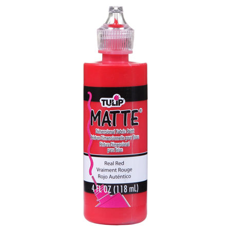 Picture of Tulip Dimensional Fabric Paint Matte Real Red 4 oz.
