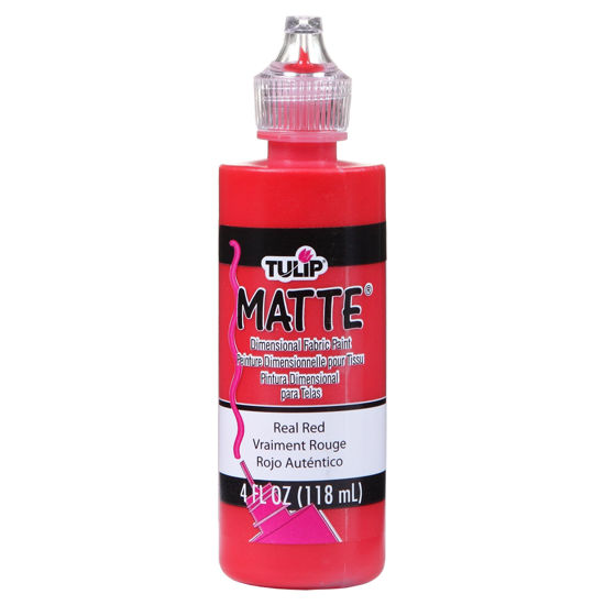 Picture of Tulip Dimensional Fabric Paint Matte Real Red 4 oz.