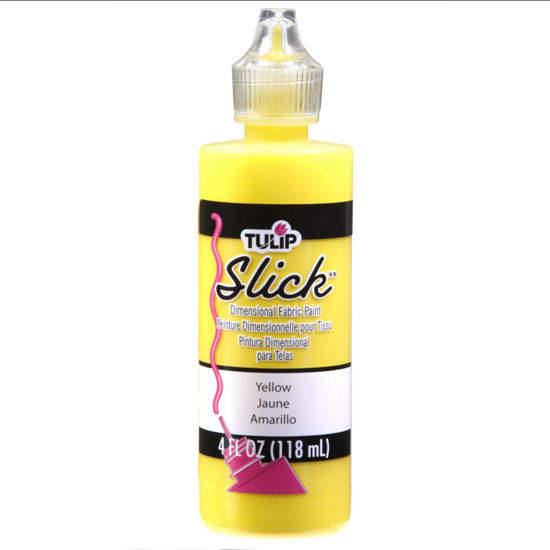 Picture of Tulip Dimensional Fabric Paint Slick Yellow 4 oz.