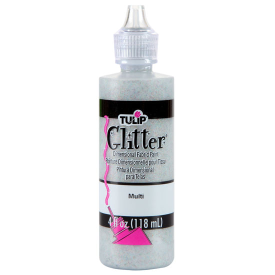 Picture of Tulip Dimensional Fabric Paint Glitter Multi 4 oz.