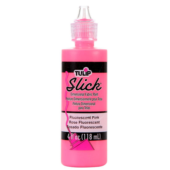 Picture of Tulip Dimensional Fabric Paint Slick Fluorescent Pink 4 oz.