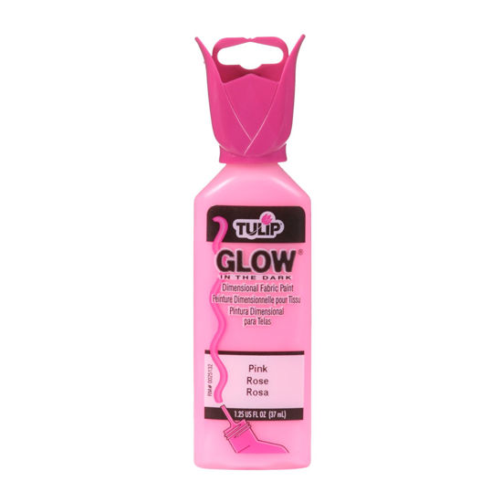 Picture of Tulip Dimensional Fabric Paint Glow Pink 1.25 oz.