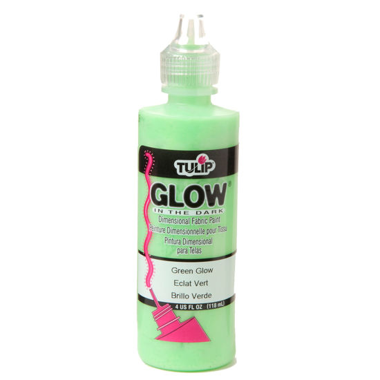Picture of Tulip Dimensional Fabric Paint Glow Green 4 oz.