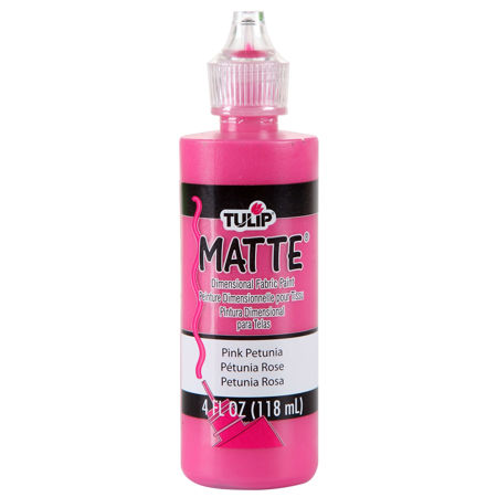 Picture of Tulip Dimensional Fabric Paint Matte Pink Petunia 4 oz.