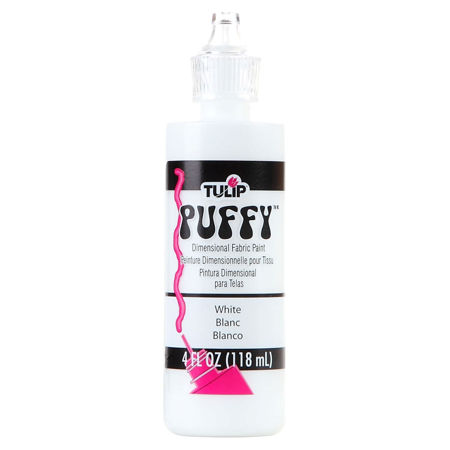 Picture of Tulip Dimensional Fabric Paint Puffy White 4 oz.