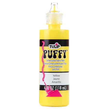 Picture of Tulip Dimensional Fabric Paint Puffy Yellow 4 oz.