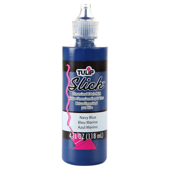 Picture of Tulip Dimensional Fabric Paint Slick Navy Blue 4 oz.