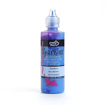 Picture of Tulip Dimensional Fabric Paint Sparkles Blueberry 4 oz.