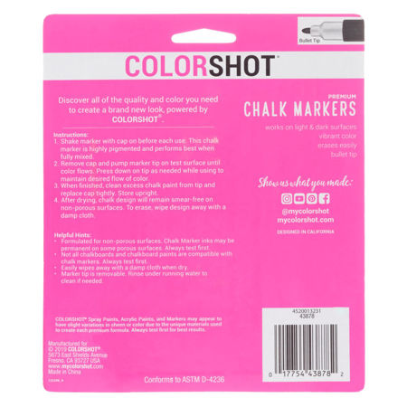 Picture of Premium Chalk Markers Bright 6 Pack