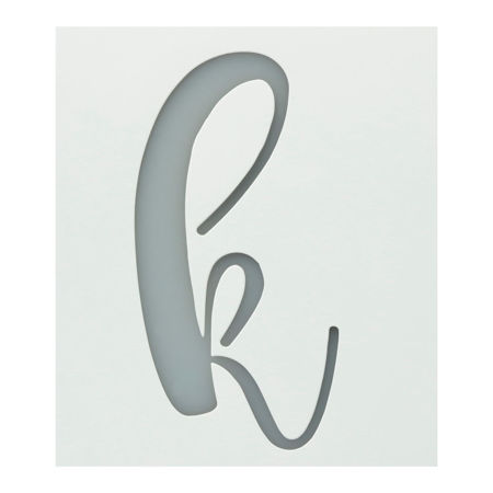 Picture of Premium Monogram Stencils Lowercase Cursive Alphabet 26 Pack