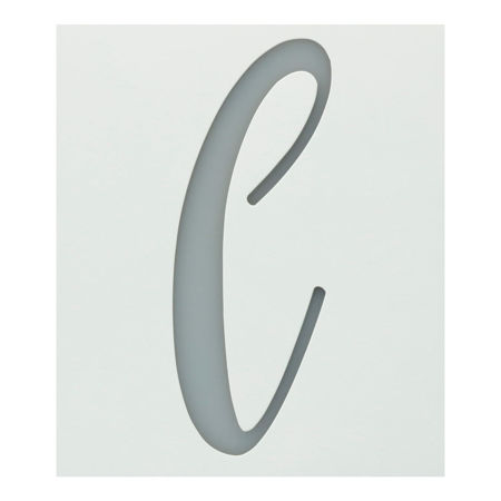 Picture of Premium Monogram Stencils Lowercase Cursive Alphabet 26 Pack
