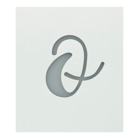 Picture of Premium Monogram Stencils Lowercase Cursive Alphabet 26 Pack