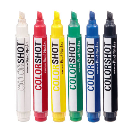 Picture of Premium Paint Markers Rainbow 6 Pack