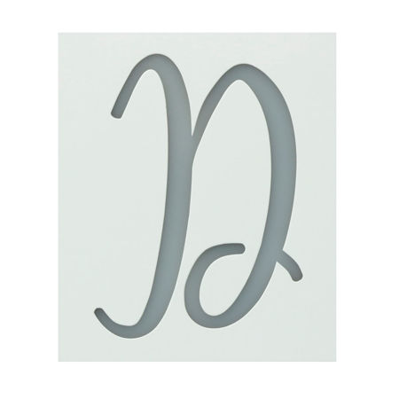 Picture of Premium Monogram Stencils Uppercase Script  26 Pack