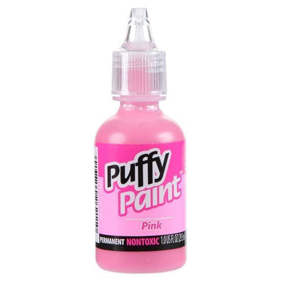 Puffy pink-1-oz bottle