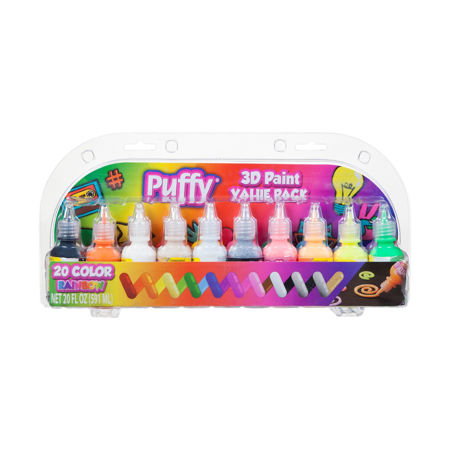 Puffy 3D Paint Value Pack Rainbow 20 Pack